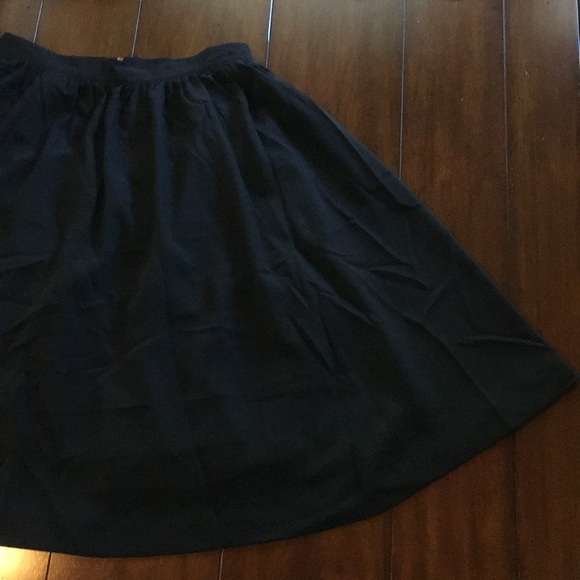 NWT Black Esley Full Swing Skirt L - Picture 6 of 7
